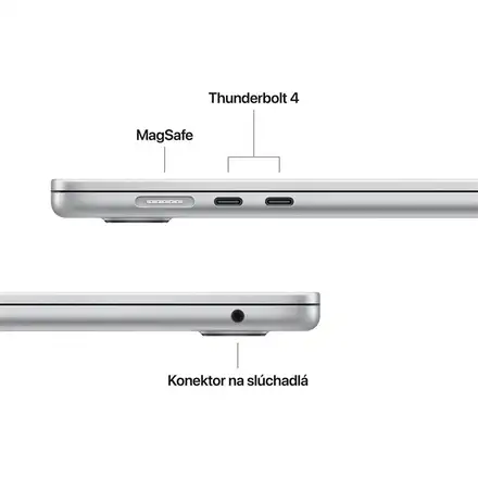 CTO MacBook Air 15" Apple M5 10C CPU 10C GPU 24GB 512GB Strieborný SK