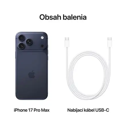 iPhone 17 Pro Max 1TB Hlboká modrá *Rozbalený*