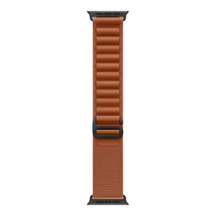 Apple Watch 49mm Terra Cotta Alpine Loop - Small - Black Titanium Finish