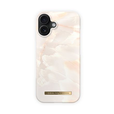 iDeal Fashion Case MagSafe iPhone 16 Rose Pearl Marble