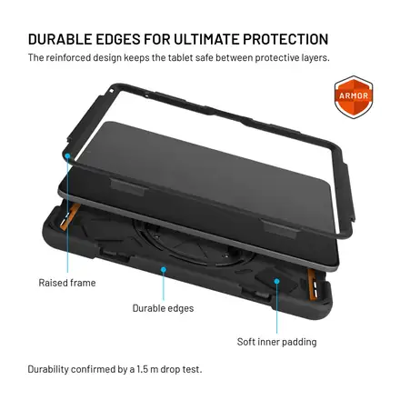FIXED kryt Rugged Tab Case pre Apple iPad Pro 11" (2018-2022)/iPad Air (2020-2026),čierny