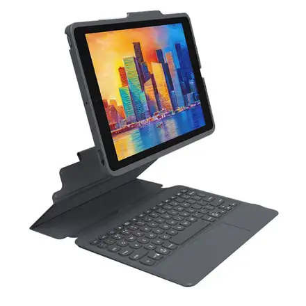 ZAGG klávesnica Pro Keys with Trackpad pre iPad Pro 12.9"/Air 13" M2 2024 EN - Black