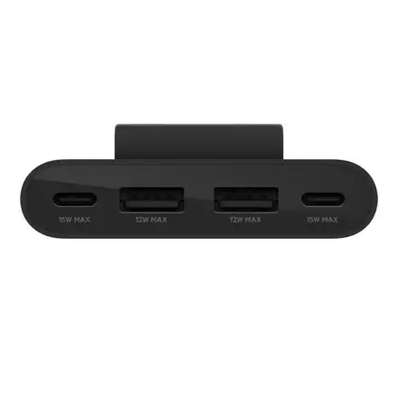 Belkin Boost Charge 4-Port USB Power Extender - Black