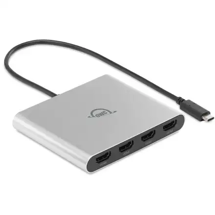 OWC USB-C Quad HDMI 4K Display Adapter - Silver