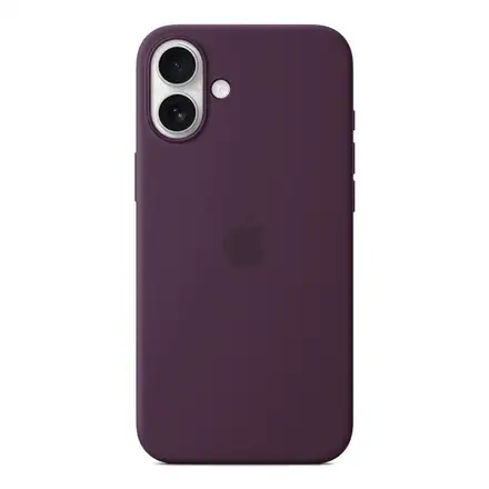 iPhone 16 Plus Silicone Case with MagSafe - Plum