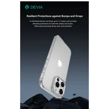 Devia kryt Naked TPU Case pre iPhone 16 Pro - Clear