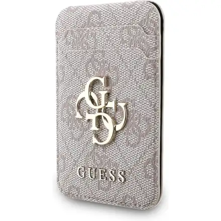 Guess PU 4G MagSafe Cardslot Peňaženka so Stojanom ružová