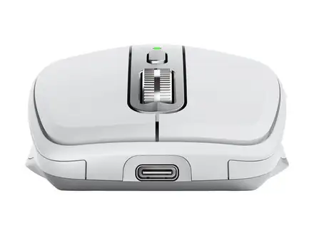 Logitech MX Anywhere 3S for Mac - Bluetooth bezdrôtová myš - bledo šedá