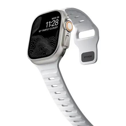Nomad remienok Sport Strap pre Apple Watch 44-49mm - White