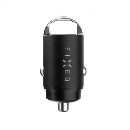FIXED Autonabíjačka s USB-C a USB-A výstupom, PD30W - čierna