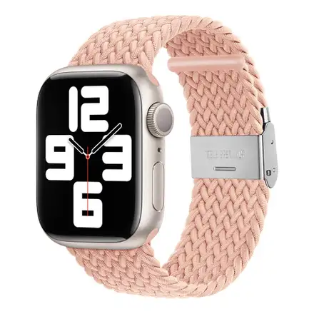 Devia remienok Deluxe Series Sport4 Nylon Braided Adjustable Band 44/45/46mm - Pink