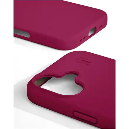 iDeal Silicone Case MagSafe iPhone 16 Cranberry *Rozbalený*