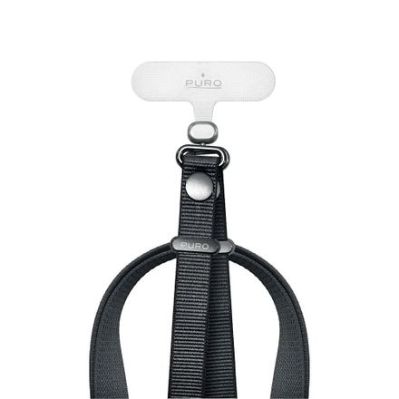 Puro Move Lace Crossbody Strap Dual Attachment System - Black