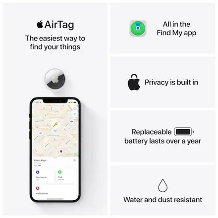 Apple AirTag (4 ks) *Rozbalený*