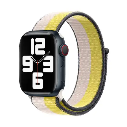 Devia remienok Nylon Braided Two-Tone Loop pre Apple Watch 40/41/42mm - Oat Milk