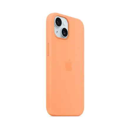 iPhone 15 Silicone Case with MagSafe - Orange Sorbet