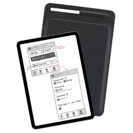 Pipetto puzdro Ultra Slim pre iPad 10.9"/Air 11"/Pro 11" - Black