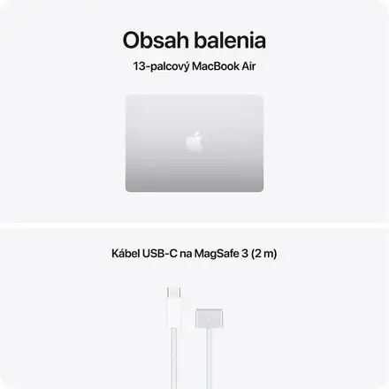 CTO MacBook Air 13" Apple M5 10C CPU 10C GPU 16GB 512GB Strieborný SK