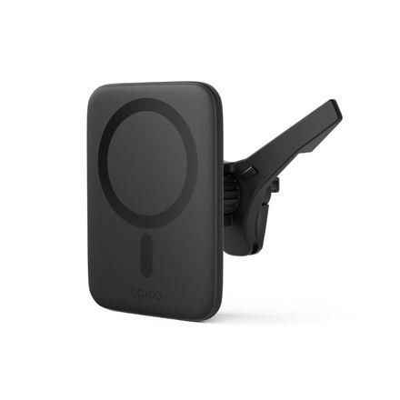 iStores by Epico Qi2 Mag+ Ultrathin Car Charger Wireless Charging 15W - čierna