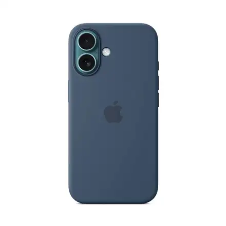 iPhone 16 Silicone Case with MagSafe - Denim