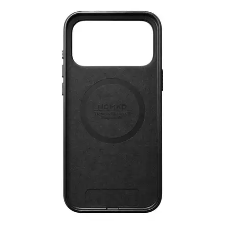 Nomad kryt Traditional Leather Case Magsafe pre iPhone 18 Pro Max - Black