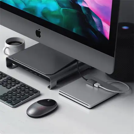 Satechi adaptér USB-C to USB 3.0 cable - Space Gray Aluminium