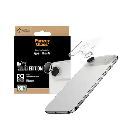 PanzerGlass ochranné sklo Hoops pre iPhone Air - Clear