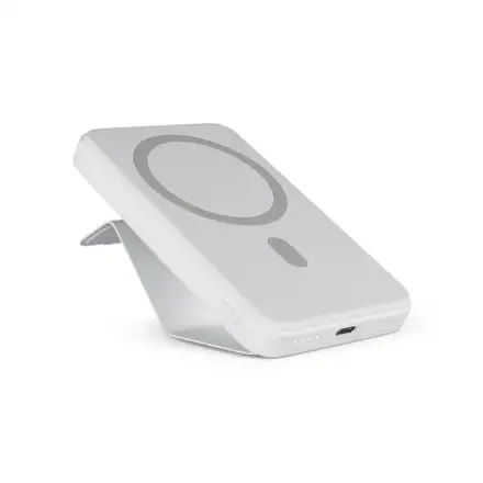 iStores by Epico UltraPack Stand 7000mAh Mag+ bezdrôtová powerbanka so stojančekom EM47 - biela
