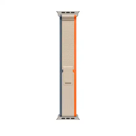 Apple Watch 49mm Orange/Beige Trail Loop - S/M