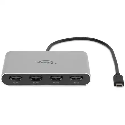 OWC USB-C Quad HDMI 4K Display Adapter - Silver
