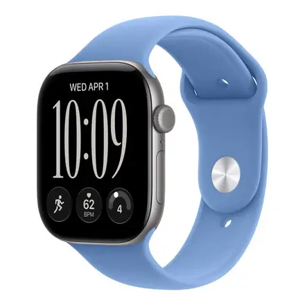 Apple Watch 46mm Wildflower Blue Sport Band - S/M