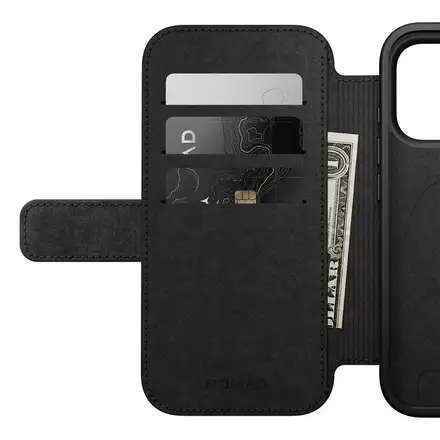 Nomad puzdro Modern Leather Folio Magsafe pre iPhone 17 Pro - Black