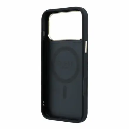 Guess PU 4G Ring Stand MagSafe kryt iPhone 18 Pro čierny