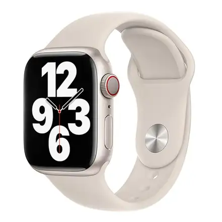 Devia Apple Watch Deluxe Series Sport Band 44/45/46mm - Antique White