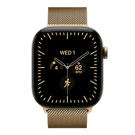 Apple Watch 46mm Radiant Gold Milanese Loop - S/M