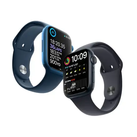 Apple Watch Series 7 GPS 45mm puzdro z modrého hliníka *Trieda C*