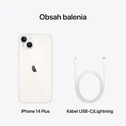 iPhone 14 Plus 128 GB hviezdna biela *Trieda B*