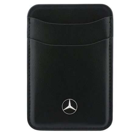 Mercedes PU Leather MagSafe Card Holder Peňaženka čierna