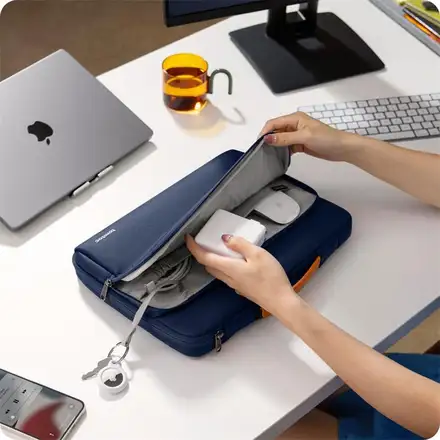 TomToc taška Versatile A14 pre Macbook Air 13" M1/M2/M3 - Navy Blue