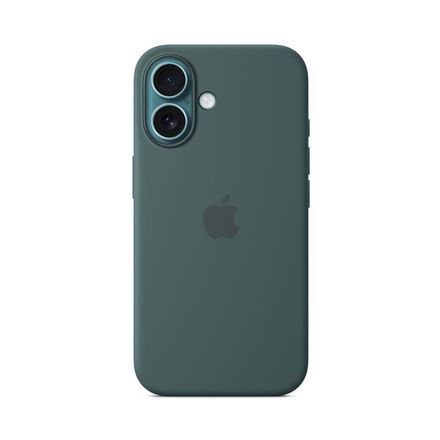 iPhone 16 Silicone Case with MagSafe - Lake Green