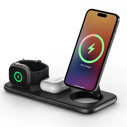 Satechi Qi2 Trio Wireless Charging Pad - Space Gray *Poškodený obal*