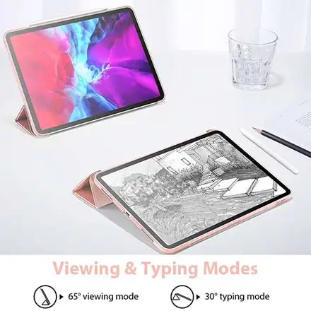 ESR puzdro Silicon Rebound Case pre iPad Pro 11" 2020 - Rose Gold