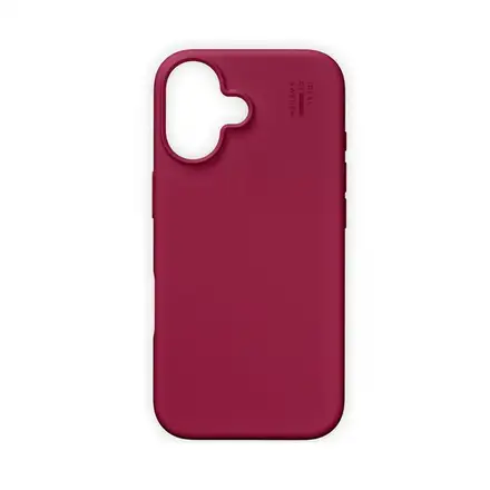 iDeal Silicone Case MagSafe iPhone 16 Cranberry