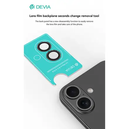 Devia Peak Series Lens Protector pre iPhone 16/16 Plus - Green