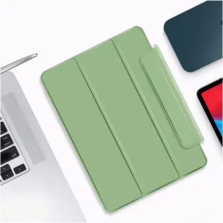 Comma puzdro Rider Magnetic Case pre iPad Pro 12.9" 2018-2022 - Light Green