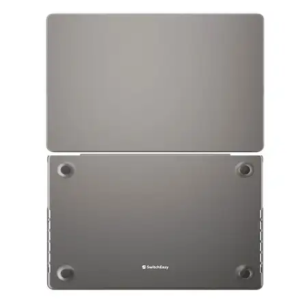 SwitchEasy Hardshell Nude Case pre MacBook Air 13" M2/M3/M4 - Black
