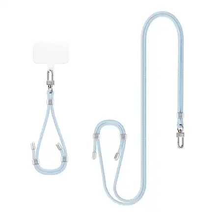 Spigen Cross Body Strap + Wrist Strap - Mute Blue