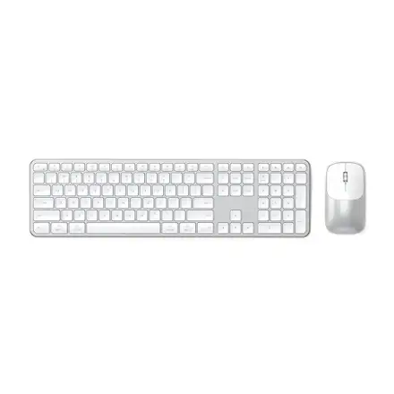Satechi klávesnica + myš Slim CEX3 Wireless Combo - Silver