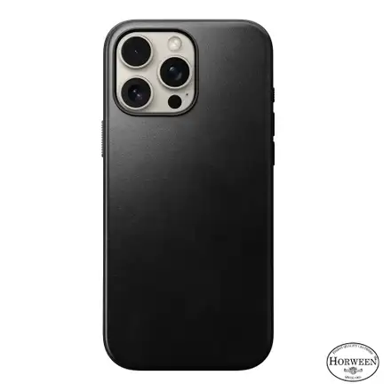 Nomad kryt Modern Leather Case Magsafe Horween pre iPhone 16 Pro Max - Black