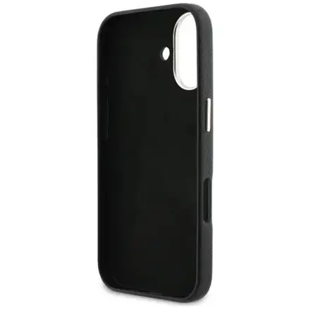 Guess PU Resin Logo kryt iPhone 17 čierny